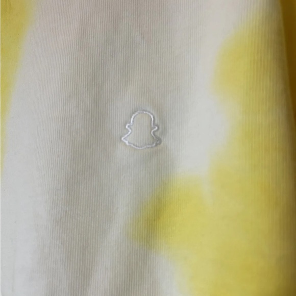 Madhappy Snapchat Collab T Shirt Tie Die Yellow White Read Description NEW Large - Picture 7 of 9